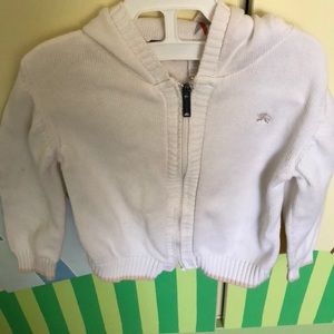 Cute unisex zipped baby jacket
